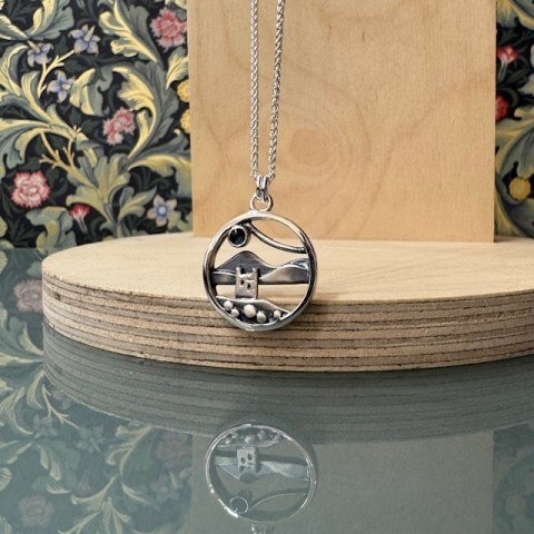 Handcrafted Scottish jewellery - Castle Stalker pendant Handcrafted Scottish jewellery - Castle Stalker pendant